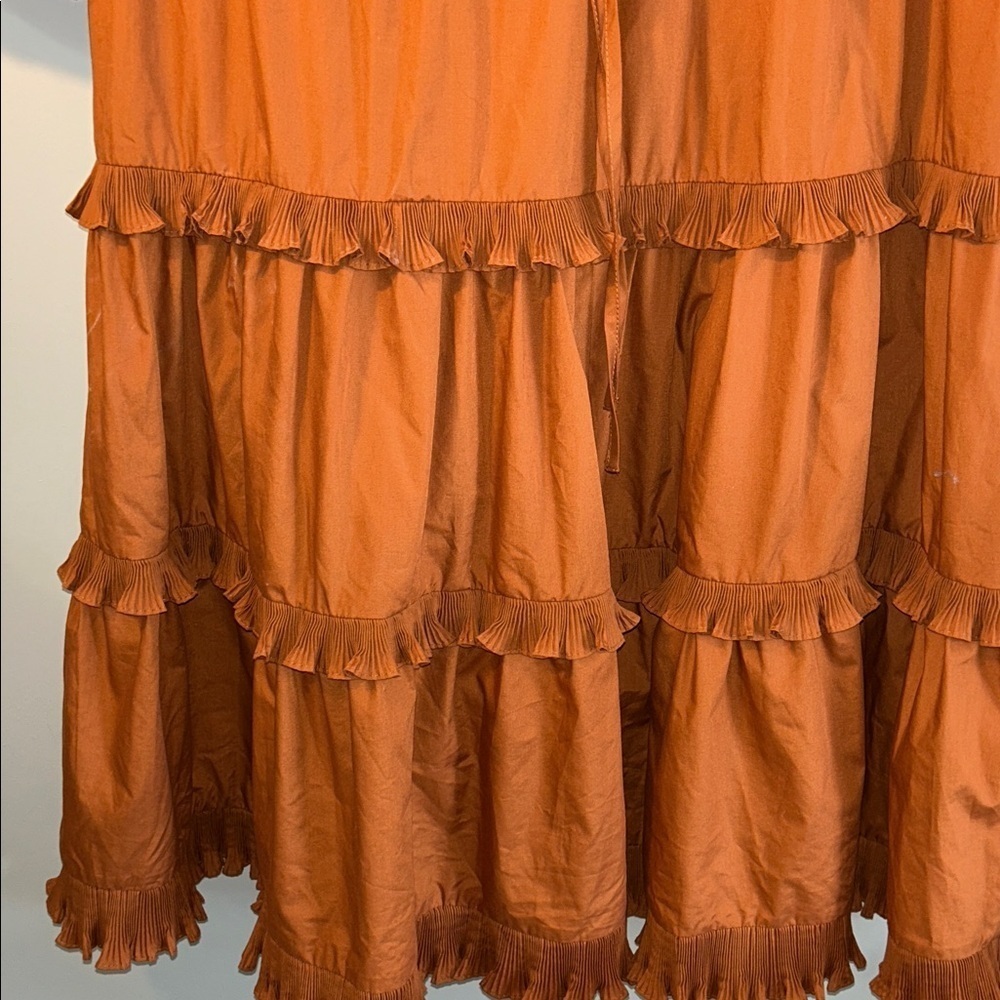 Dirty Jewels Elegant Brown Tiered Dress - Picture 4 of 6
